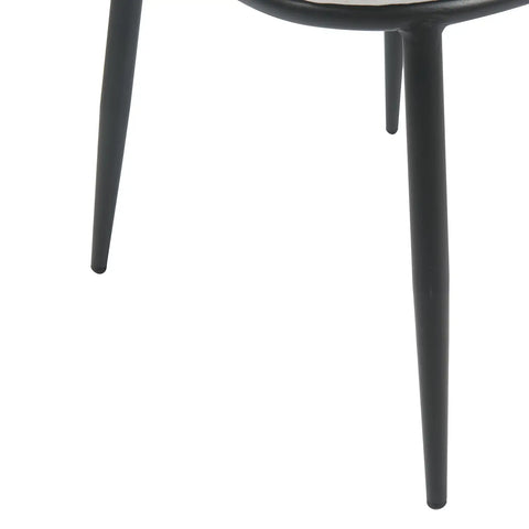 Frida Set of 2 White Velvet Dining Chairs