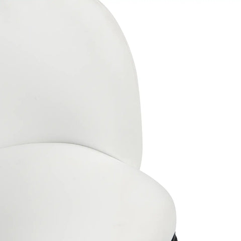 Frida Set of 2 White Velvet Dining Chairs