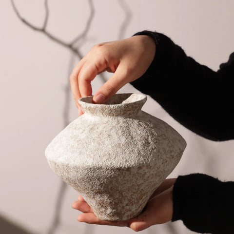 Frosted Ceramic Vase