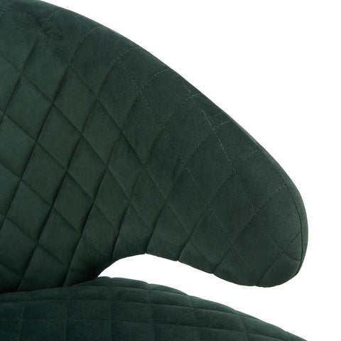 Gemma Dark Green Velvet Occasional Chair