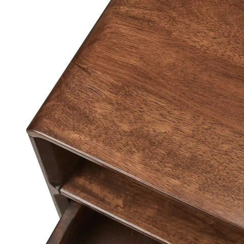 Gracie Solid Wood Bedside Cabinet