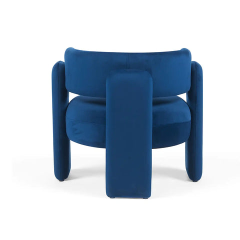 Hailey Dark Navy Velvet Occasional Chair