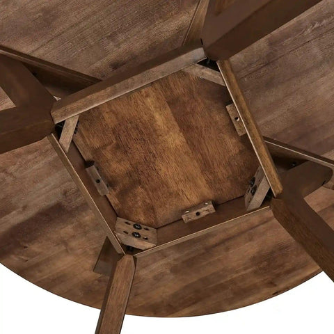 Harvey Round Wooden Dining Table - 120cm