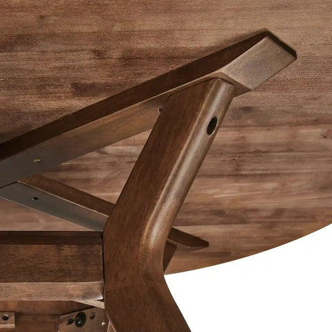 Harvey Round Wooden Dining Table - 120cm