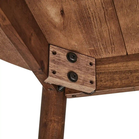 Hockley Round Wooden Dining Table - 100cm
