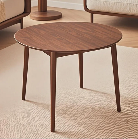 Hockley Round Wooden Dining Table - 100cm