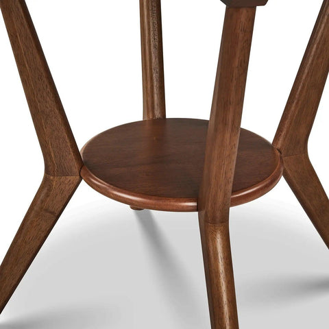Kobe Round Wooden Side Table
