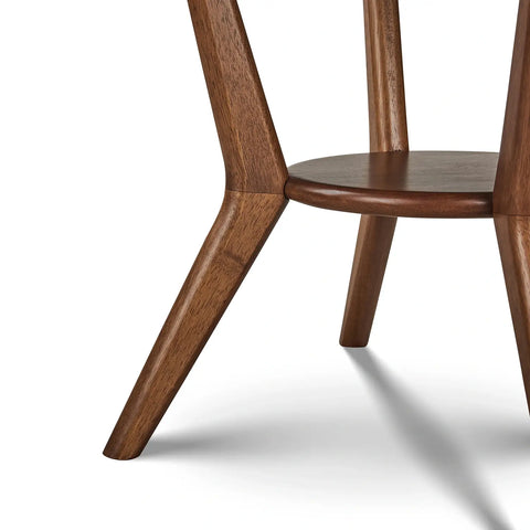 Kobe Round Wooden Side Table
