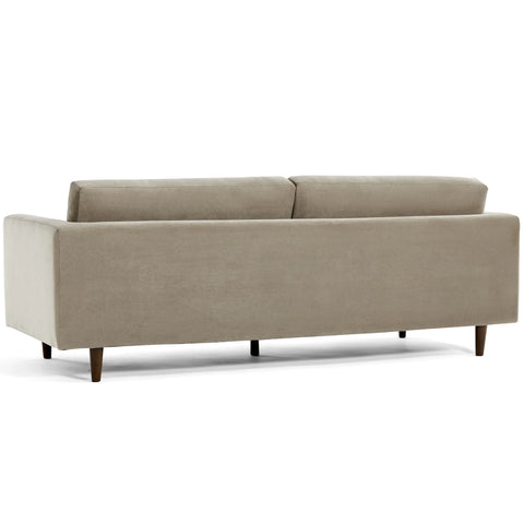 Lennox Velvet 3 Seater Sofa - Calm Grey