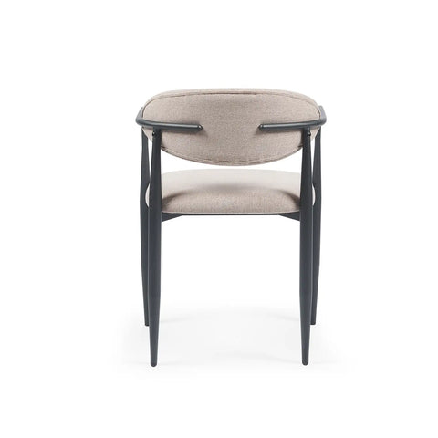 Liam Set of 2 Champagne Fabric Dining Chairs