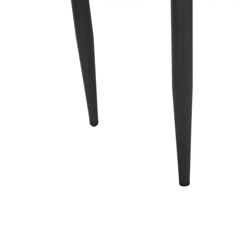 Liam Set of 2 Dark Grey Fabric Dining Chairs