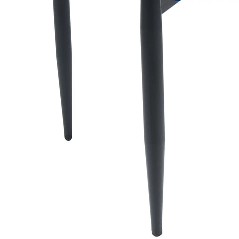 Liam Set of 2 Dark Navy Velvet Dining Chairs