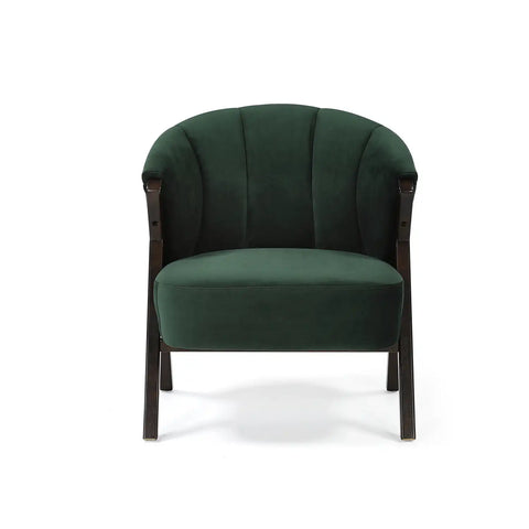 Nico Dark Green Velvet Occasional Chair