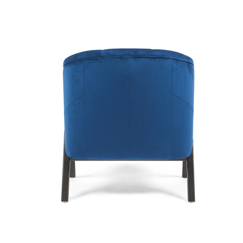 Nico Dark Navy Velvet Occasional Chair