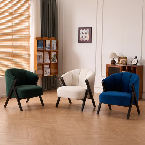 Nico Dark Green Velvet Occasional Chair