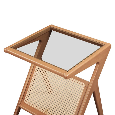 Scott Rectangle Rattan Side Table