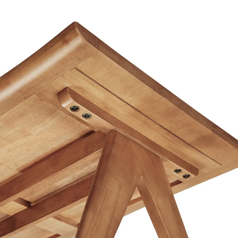 Spring Rectangle Wooden Dining Table - 160cm