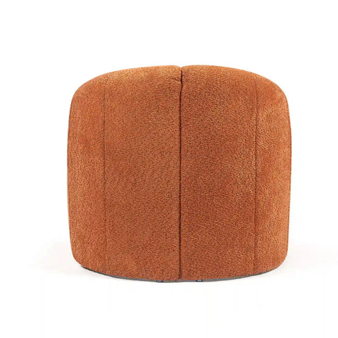Taylor Orange Textured Fabric Occasional Chair