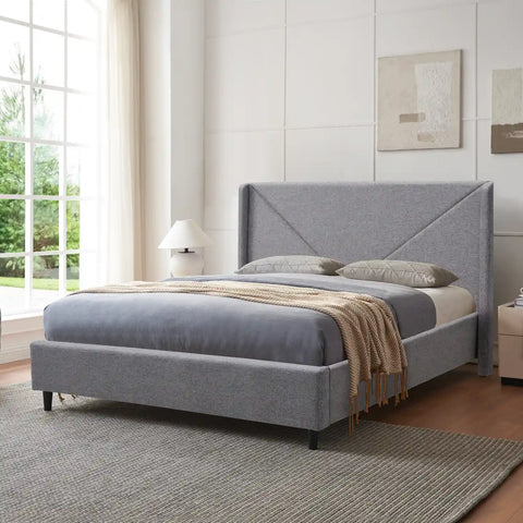 Leonie Grey Doublesize Upholstered Bed