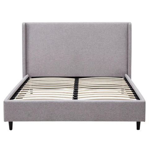 Freya Grey Kingsize Upholstered Bed