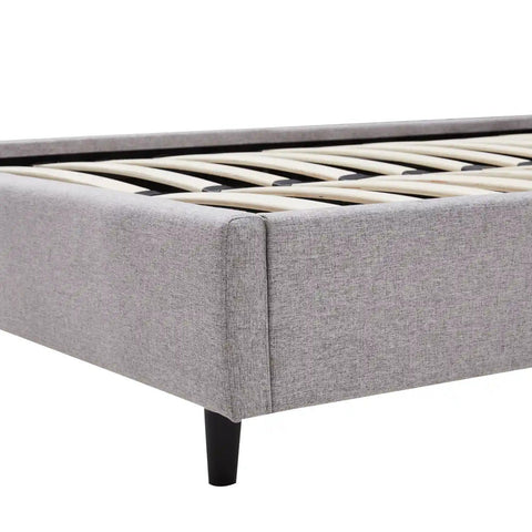 Freya Grey Kingsize Upholstered Bed