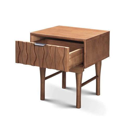 Veneto Brown One Drawer Bedside Cabinet