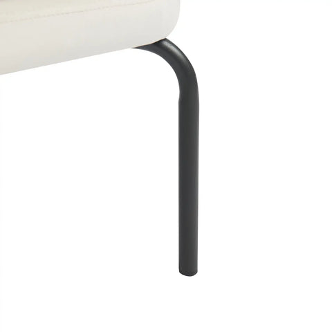 Vivien Beige Velvet Occasional Chair
