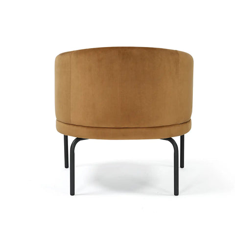 Vivien Caramel Velvet Occasional Chair
