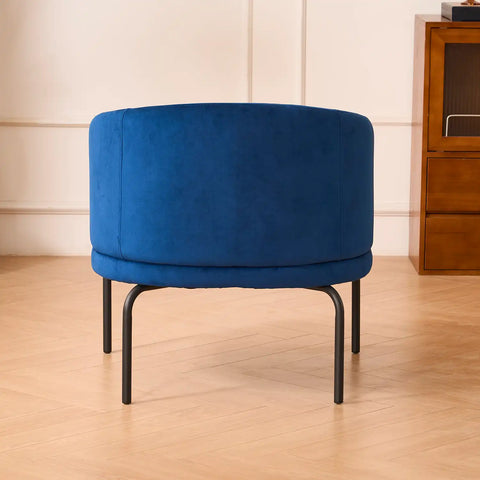 Vivien Dark Navy Velvet Occasional Chair