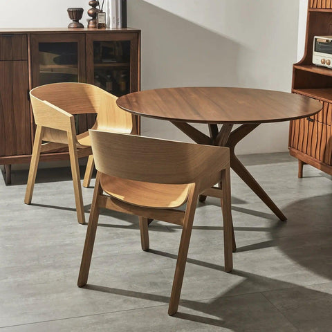 Bali Round Wooden Dining Table - 120cm