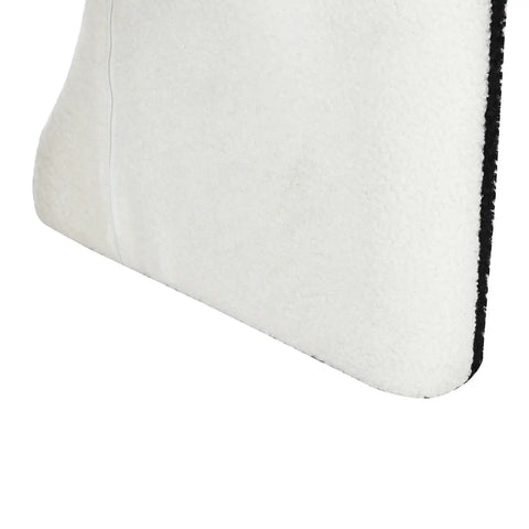 Zola White Sherpa Fleece Occasional Chair