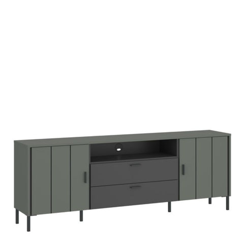 Arundel TV Unit in Green - 158cm