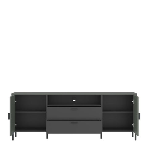 Arundel TV Unit in Green - 158cm