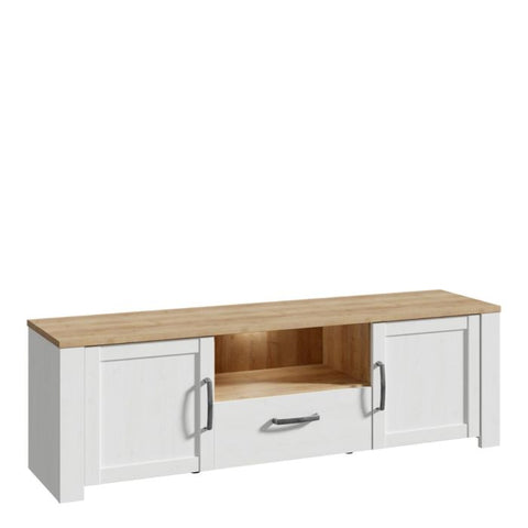 Bohol TV Unit  in Oak & White