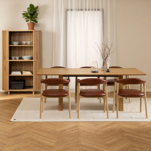 Colima Dining Table in Oak - 210 x 100 cm