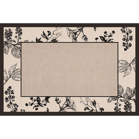 Alice Wonderland B Monochrome Elegance Rug - 160 x 200cm - Furnt