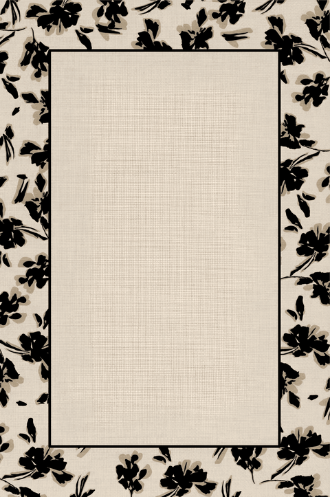 Alice Wonderland C Classic Border Rug - 160 x 200cm - Furnt