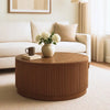 Allegro Brown Wooden Round Coffee Table