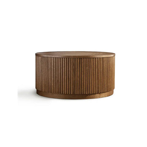 Allegro Walnut Wooden Round Coffee Table