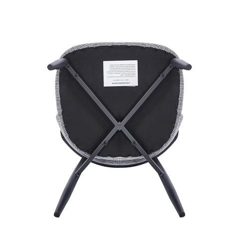 Almos Set of 4 Velvet Dining Chairs - Grey