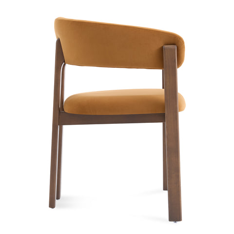 Amara Light Brown Fabric Dining Chair