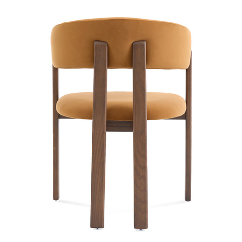 Amara Light Brown Fabric Dining Chair