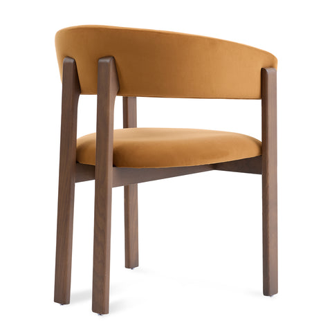 Amara Light Brown Fabric Dining Chair
