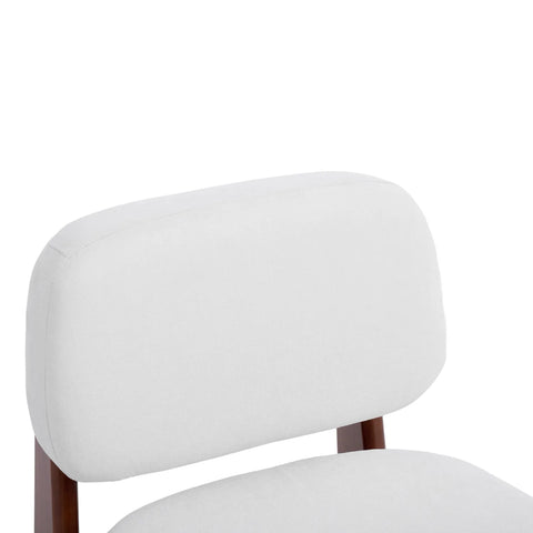 Amillo Accent Chair Textured Weave Fabric - Cream