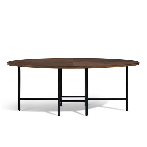 Apex Wooden Oval Coffee Table