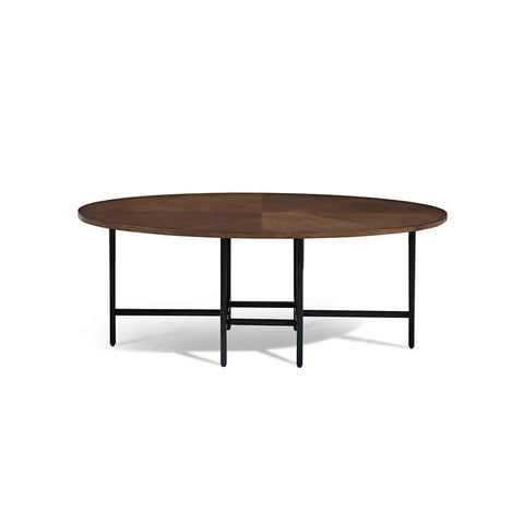 Apex Wooden Oval Coffee Table