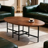 Apex Wooden Oval Coffee Table