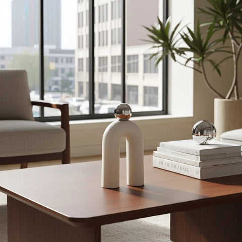 Arched-Ball-White-Ceramic-Ornament-1