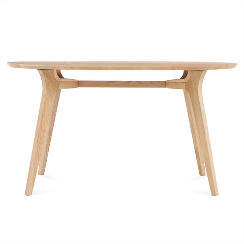 Arden Nordic Oak Effect 4-6 Seater Oval Wooden Dining Table - 140cm