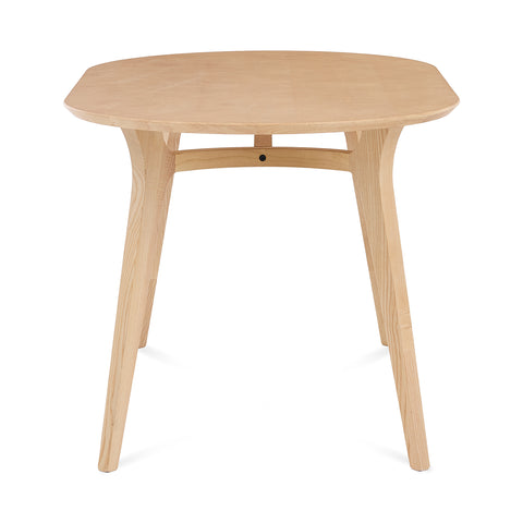 Arden Nordic Oak Effect 4-6 Seater Oval Wooden Dining Table - 140cm